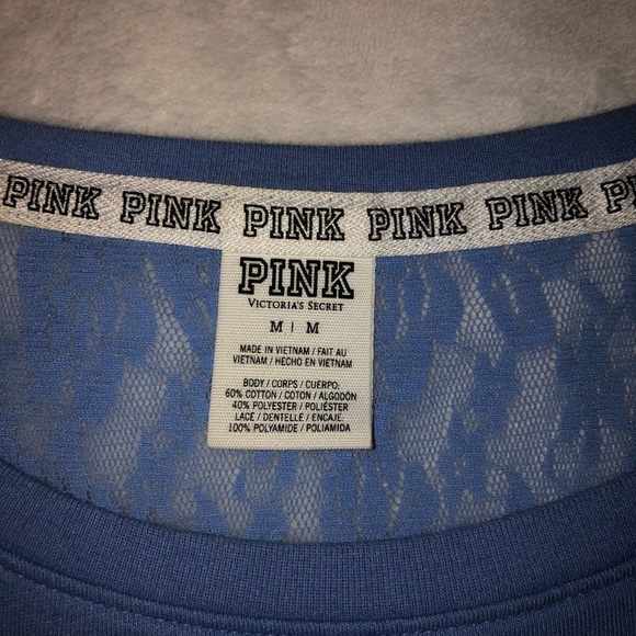 Blue long sleeve top from Pink - Picture 2 of 5
